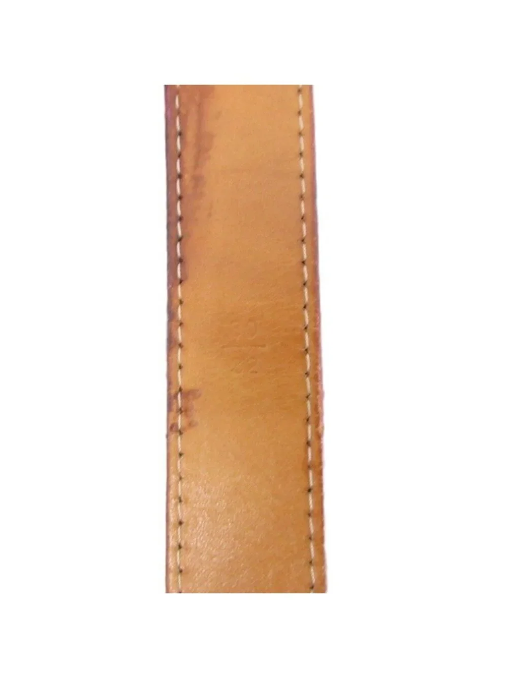 Louis Vuitton Ceinture Vernis Monogram Belt Logo Eyelet All Over Pattern 32 80